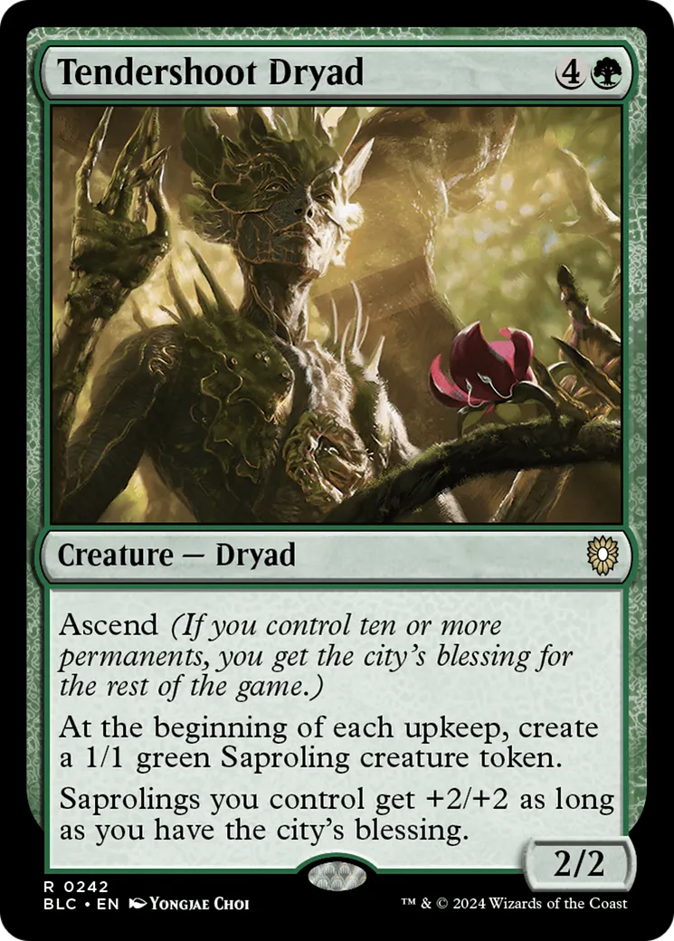 Tendershoot Dryad — Bloomburrow Commander — Magic: The Gathering