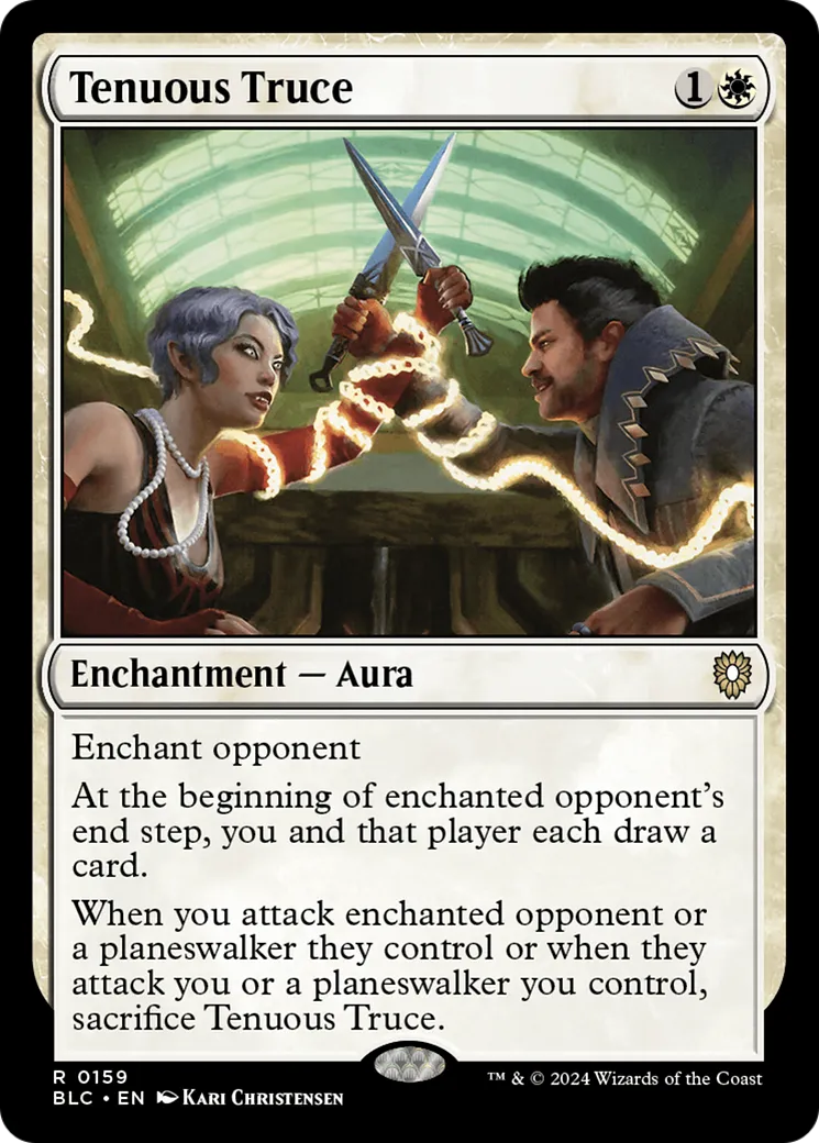 Tenuous Truce — Bloomburrow Commander — Magic: The Gathering