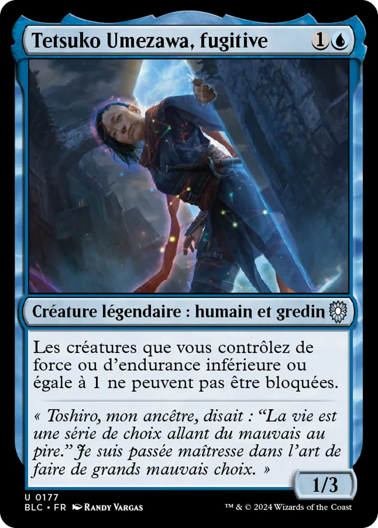 Tetsuko Umezawa, fugitive — Bloomburrow Commander — Magic: The Gathering