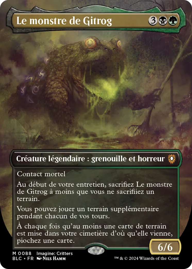 Le monstre de Gitrog — Bloomburrow Commander — Magic: The Gathering