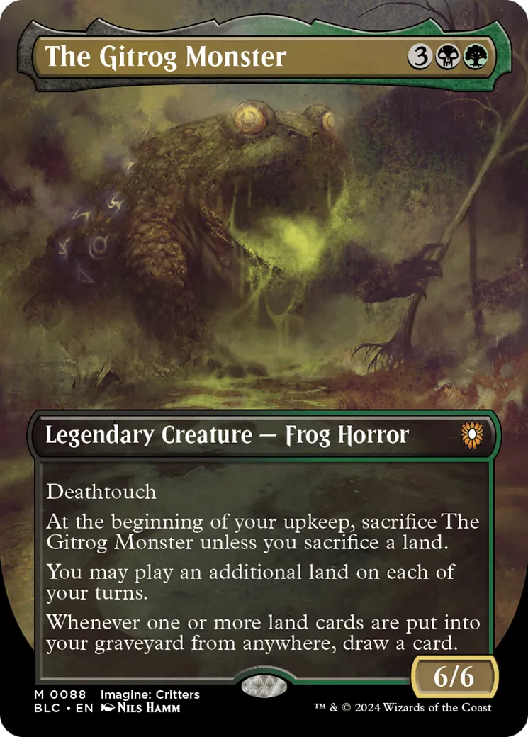 The Gitrog Monster — Bloomburrow Commander — Magic: The Gathering