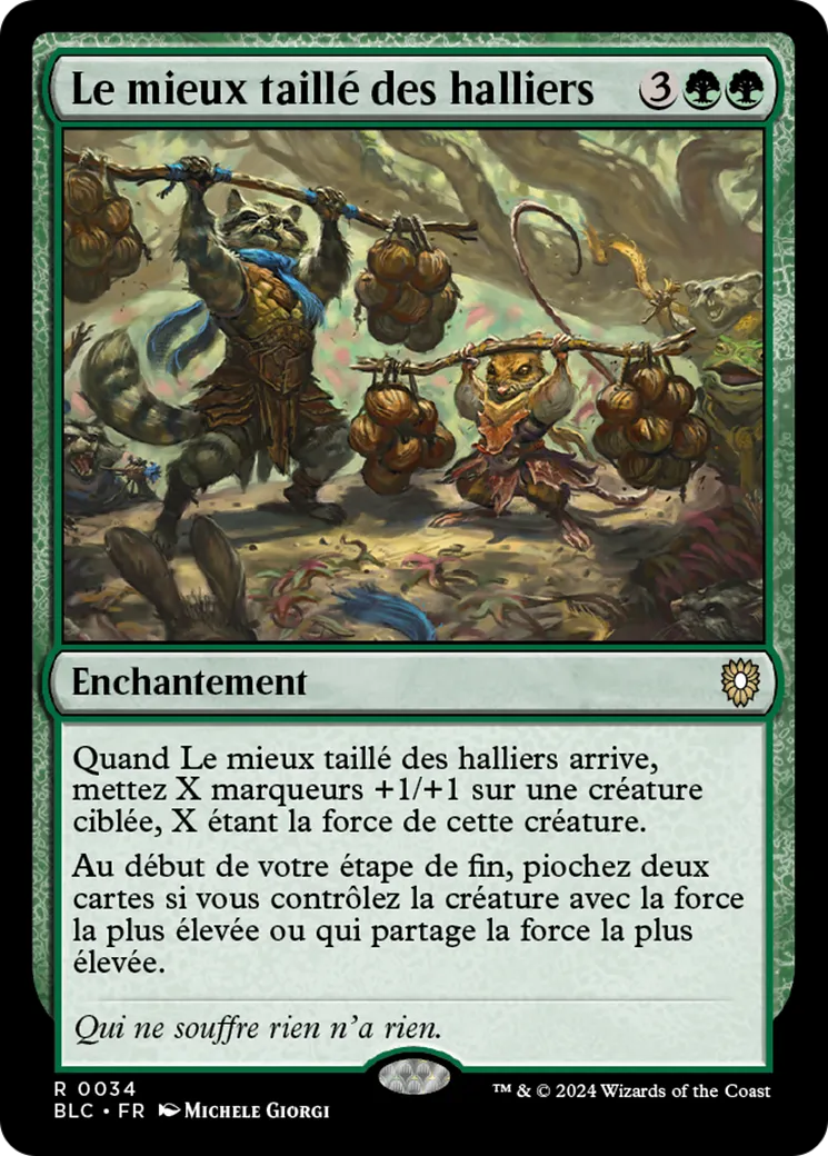 Le mieux taillé des halliers — Bloomburrow Commander — Magic: The Gathering