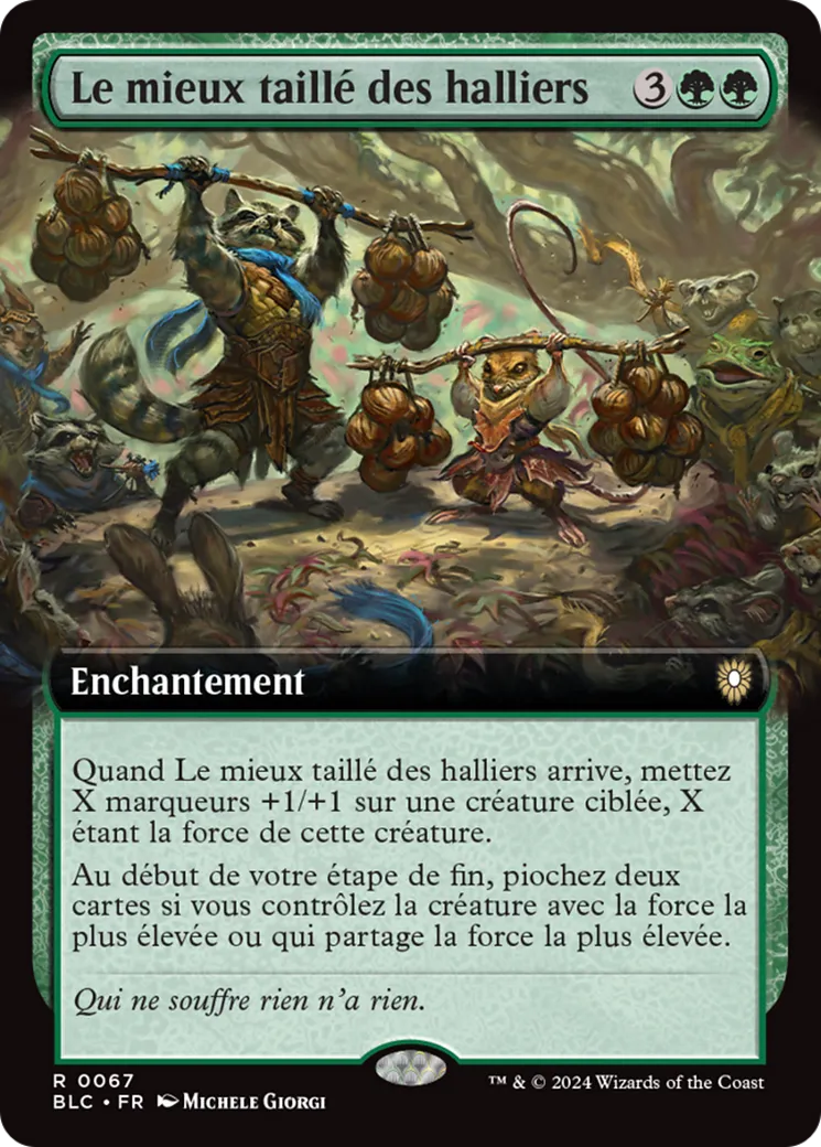 Le mieux taillé des halliers from Bloomburrow Commander - Magic: The Gathering