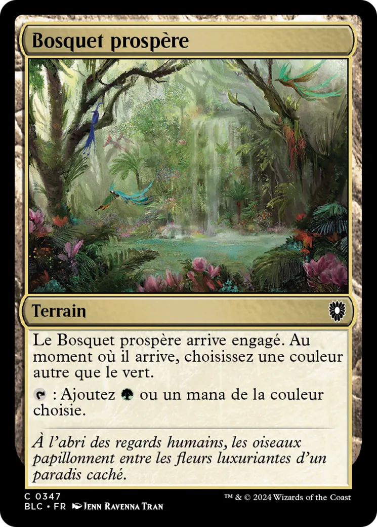 Bosquet prospère — Bloomburrow Commander — Magic: The Gathering