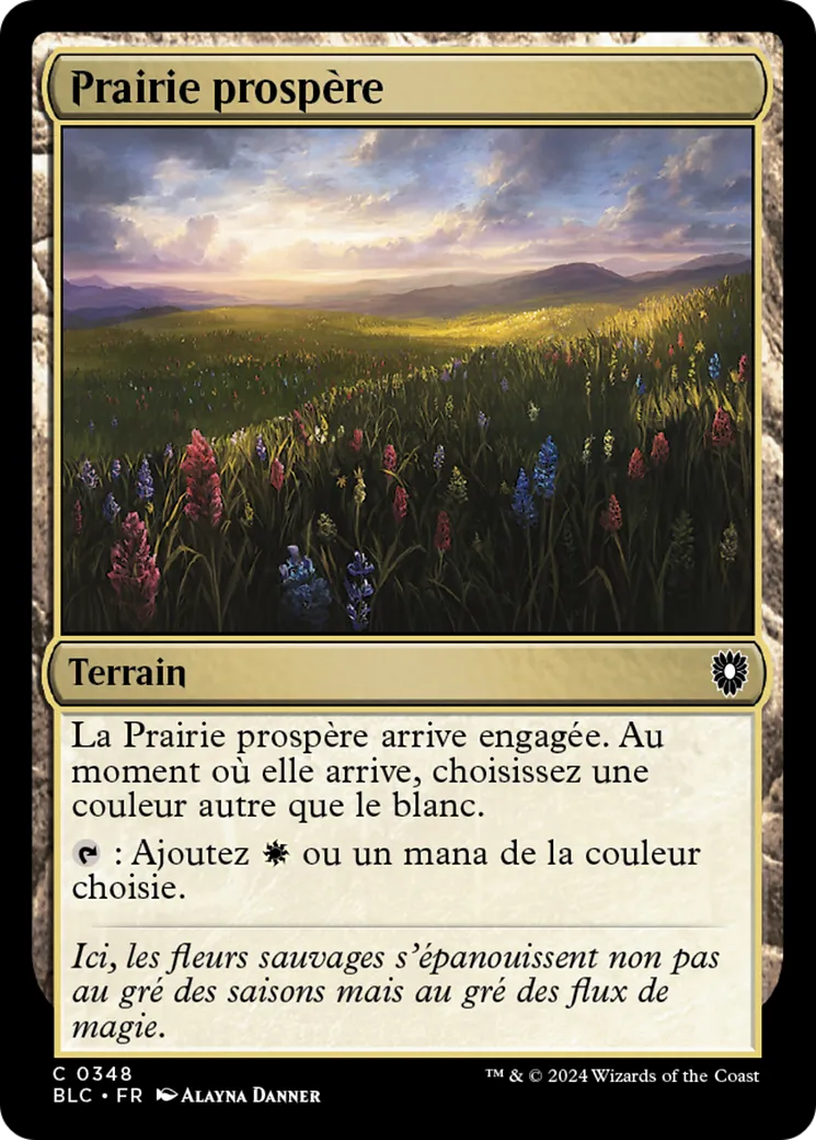 Prairie prospère — Bloomburrow Commander — Magic: The Gathering