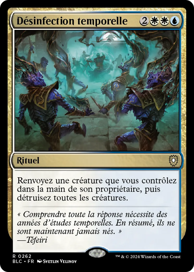Désinfection temporelle — Bloomburrow Commander — Magic: The Gathering