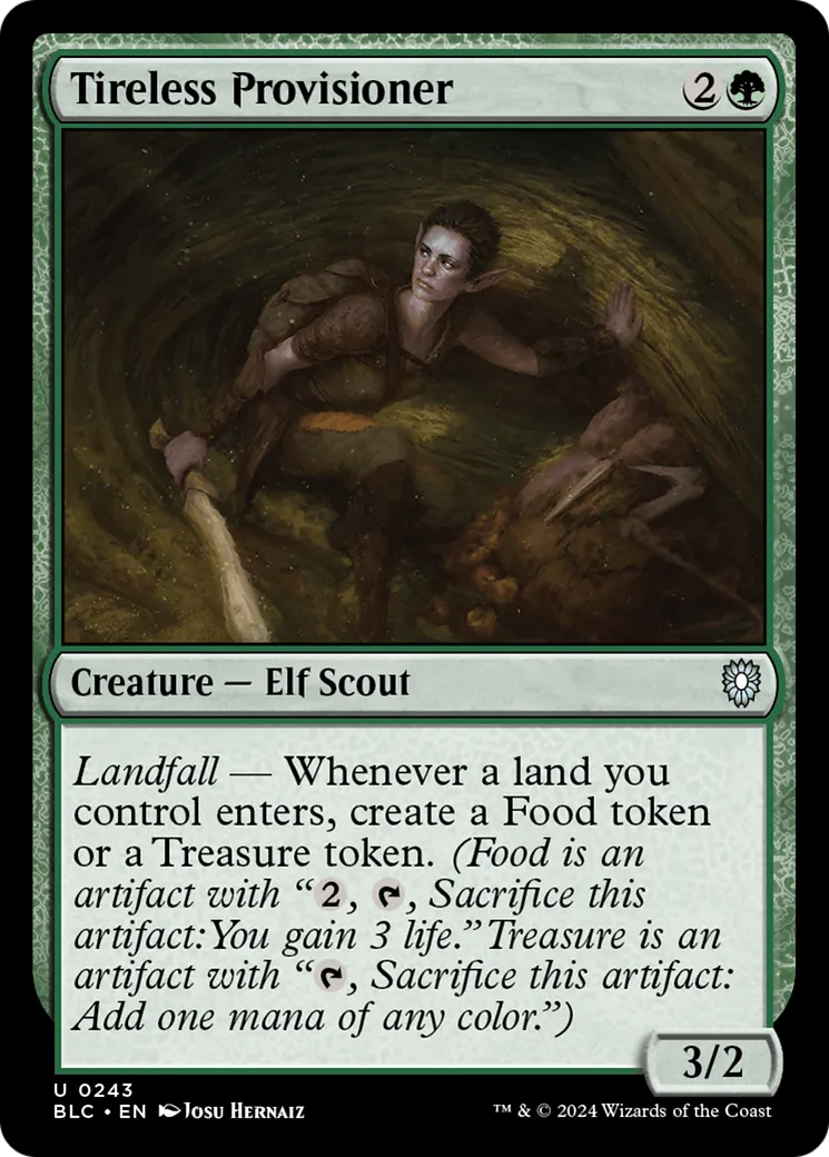 Tireless Provisioner — Bloomburrow Commander — Magic: The Gathering