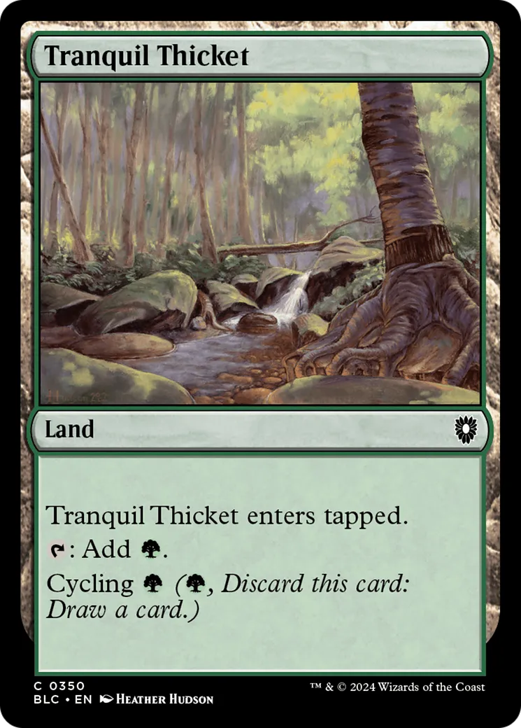 Tranquil Thicket — Bloomburrow Commander — Magic: The Gathering