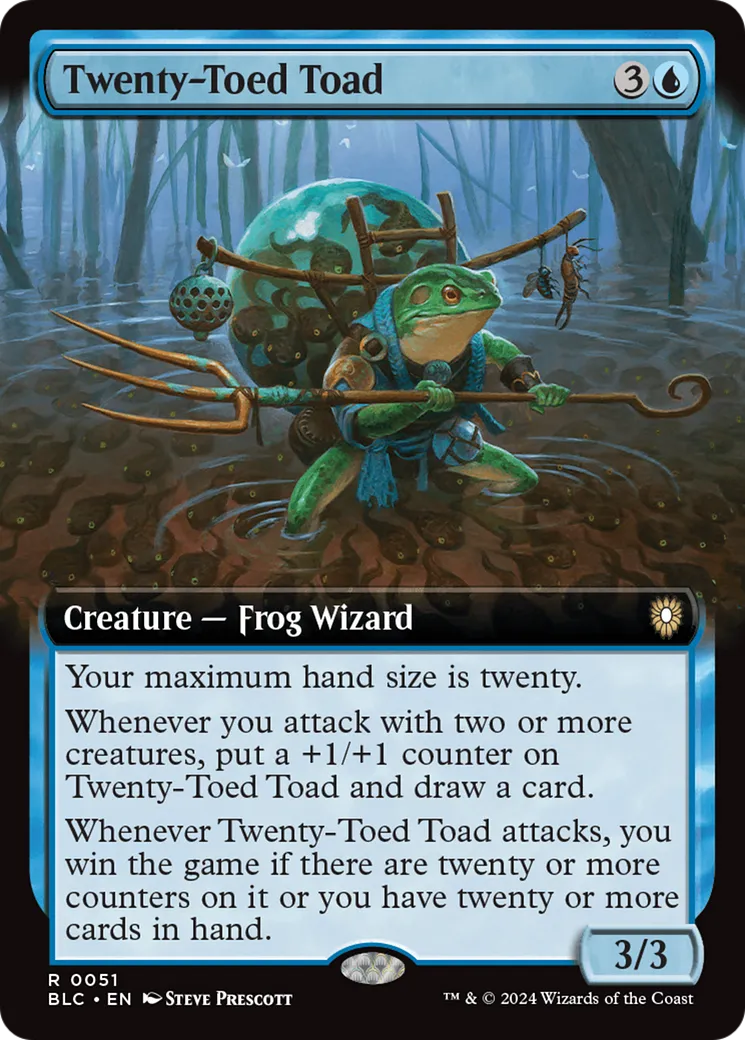 Twenty-Toed Toad — Bloomburrow Commander — Magic: The Gathering