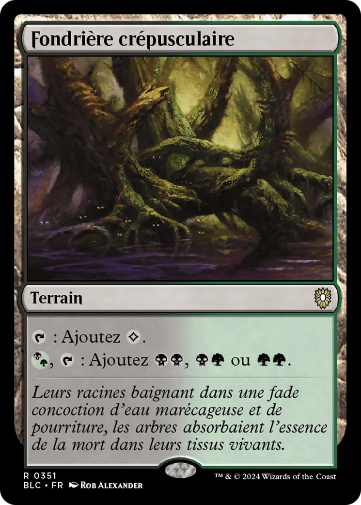 Fondrière crépusculaire from Bloomburrow Commander - Magic: The Gathering