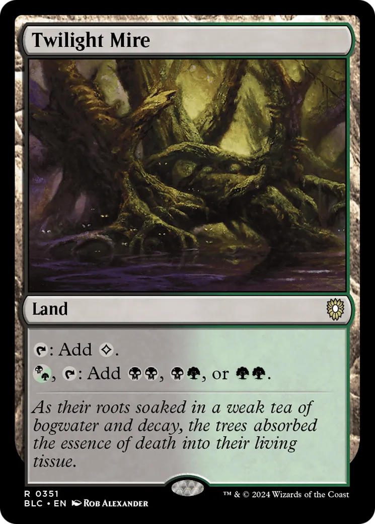 Twilight Mire — Bloomburrow Commander — Magic: The Gathering