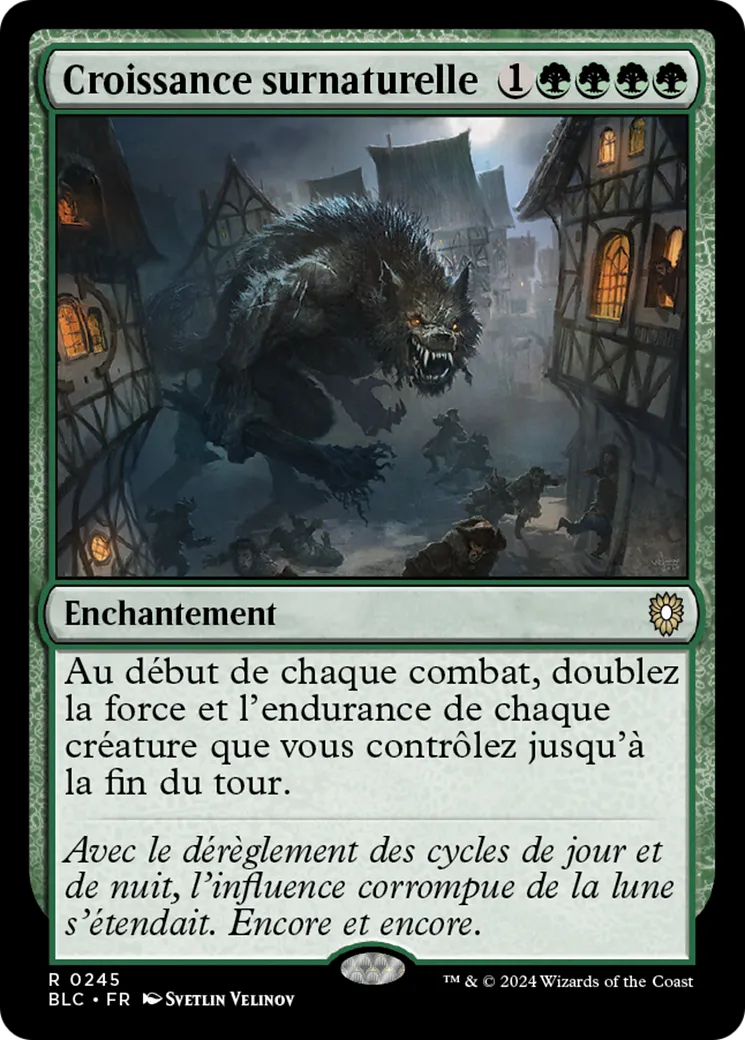 Croissance surnaturelle — Bloomburrow Commander — Magic: The Gathering