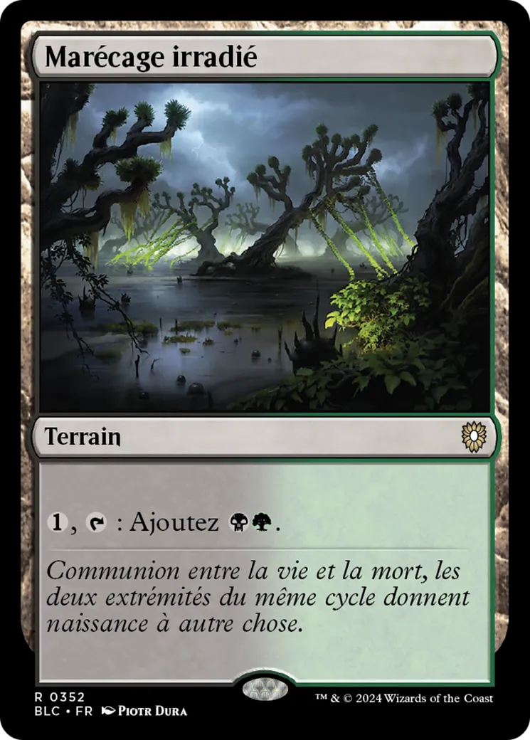 Marécage irradié — Bloomburrow Commander — Magic: The Gathering