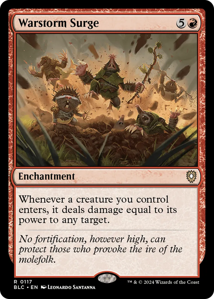 Warstorm Surge — Bloomburrow Commander — Magic: The Gathering