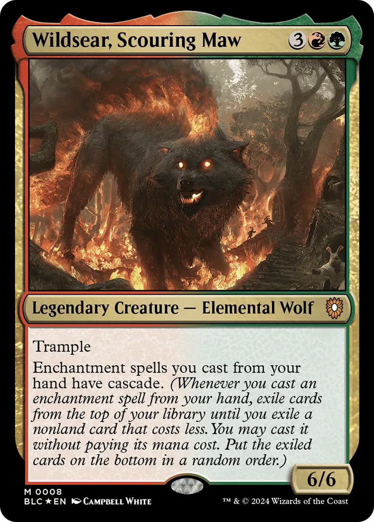 Wildsear, Scouring Maw — Bloomburrow Commander — Magic: The Gathering