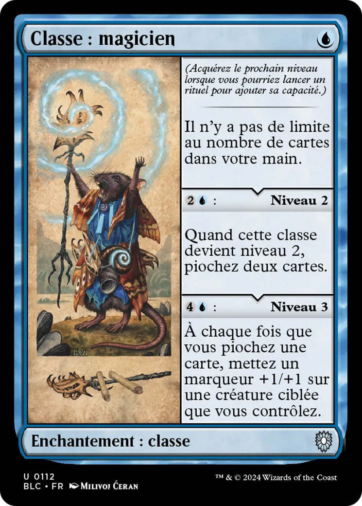 Classe : magicien — Bloomburrow Commander — Magic: The Gathering