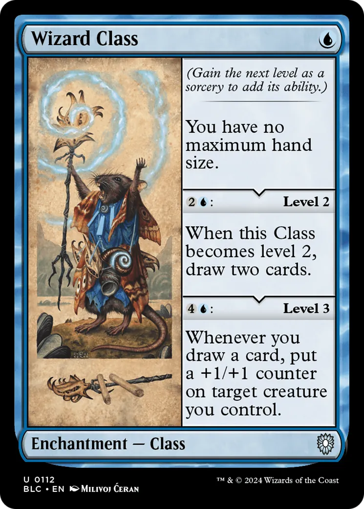Classe : magicien — Bloomburrow Commander — Magic: The Gathering