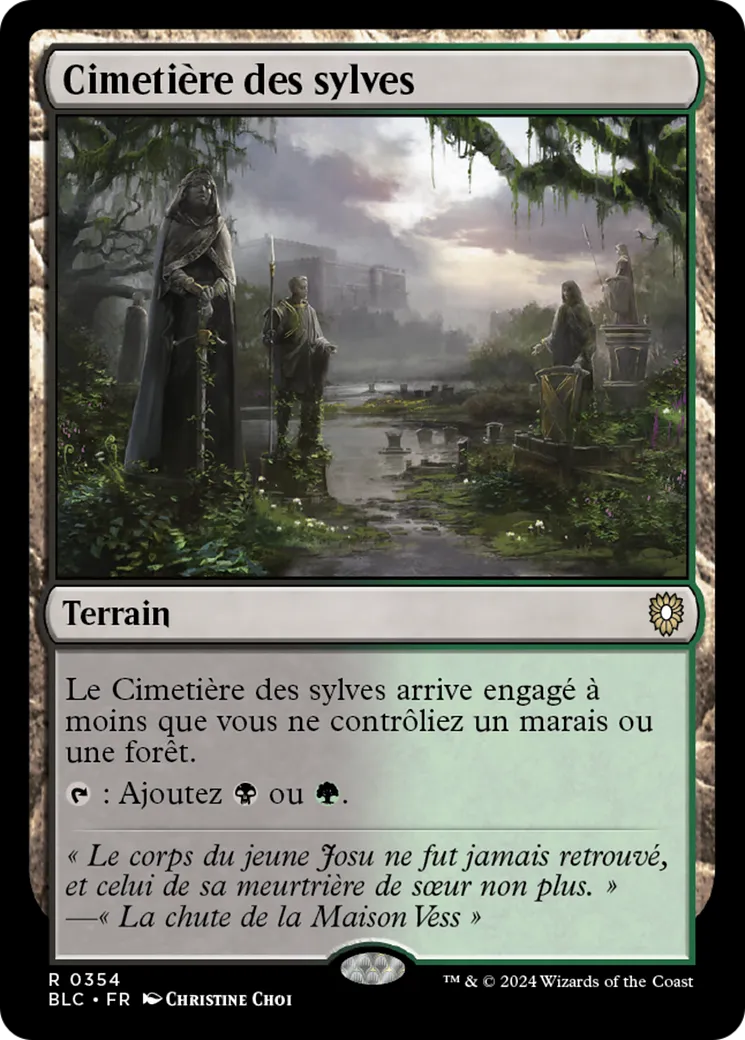 Cimetière des sylves — Bloomburrow Commander — Magic: The Gathering