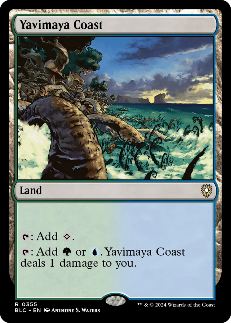 Yavimaya Coast — Bloomburrow Commander — Magic: The Gathering