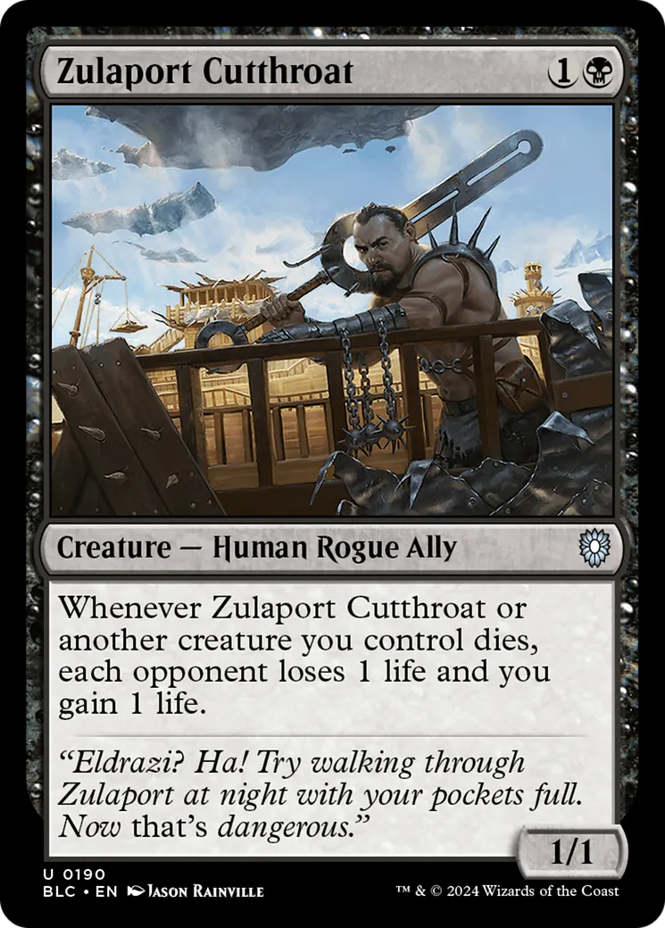 Zulaport Cutthroat — Bloomburrow Commander — Magic: The Gathering