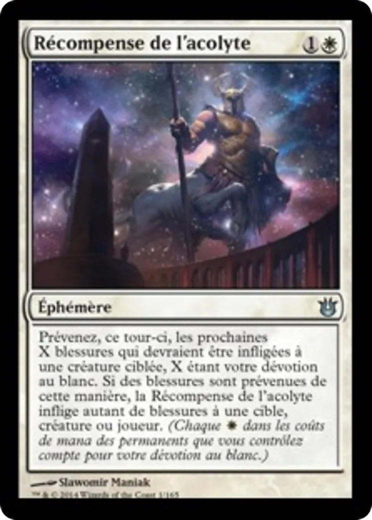 Récompense de l'acolyte — Born of the Gods — Magic: The Gathering