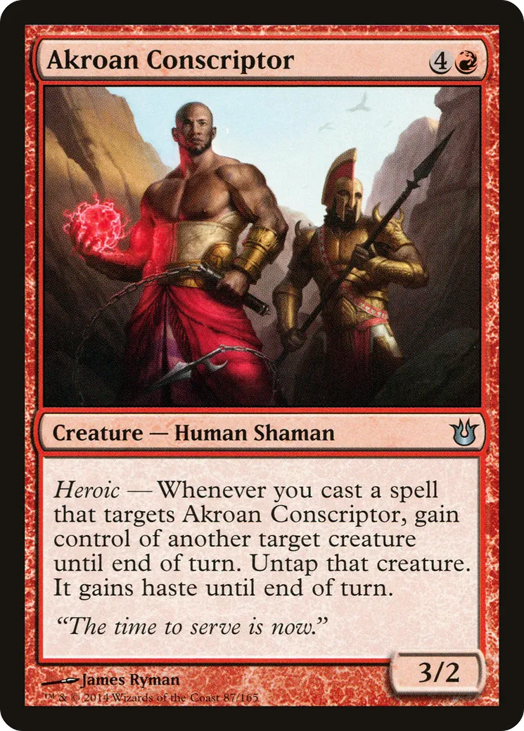 Akroan Conscriptor — Born of the Gods — Magic: The Gathering