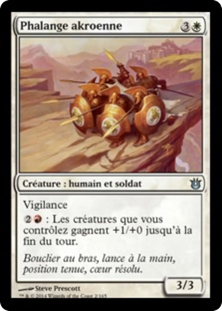Phalange akroenne — Born of the Gods — Magic: The Gathering