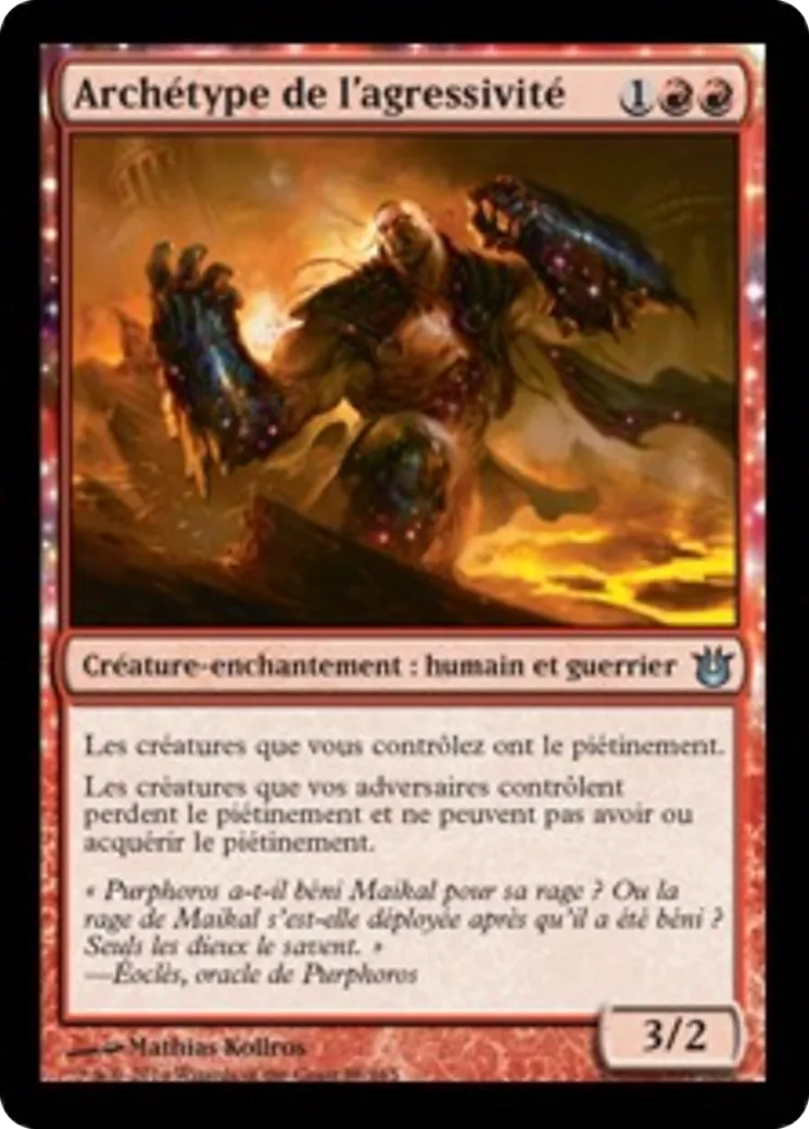 Archétype de l'agressivité — Born of the Gods — Magic: The Gathering