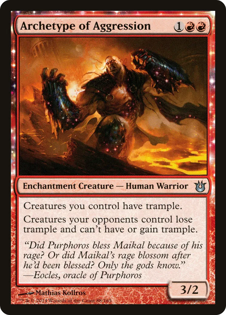 Archétype de l'agressivité — Born of the Gods — Magic: The Gathering