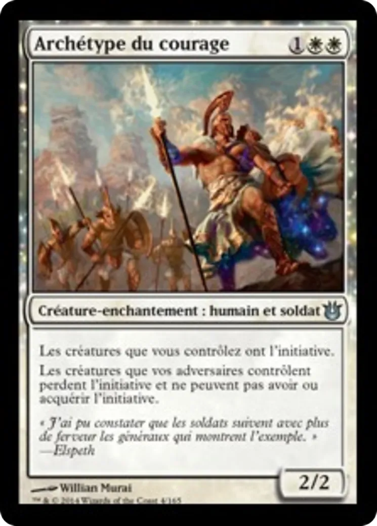 Archétype du courage — Born of the Gods — Magic: The Gathering