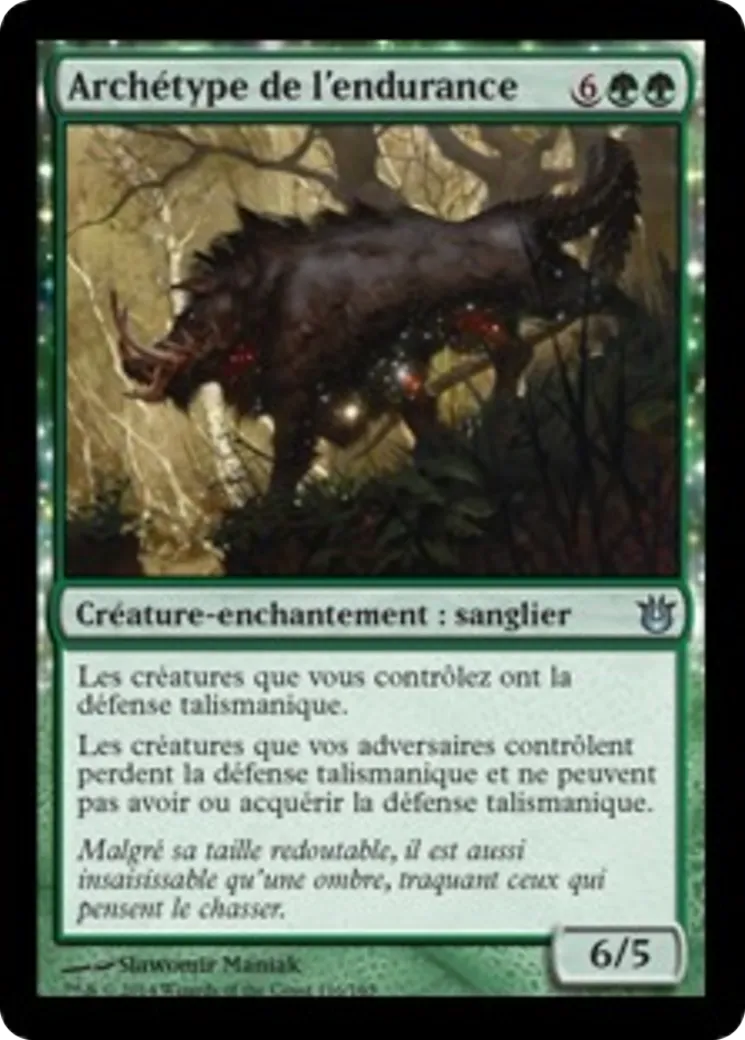 Archétype de l'endurance — Born of the Gods — Magic: The Gathering