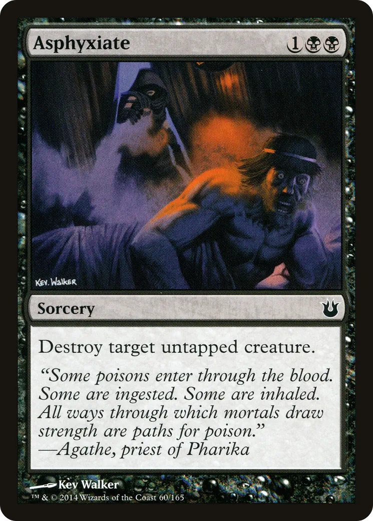Mort par asphyxie — Born of the Gods — Magic: The Gathering