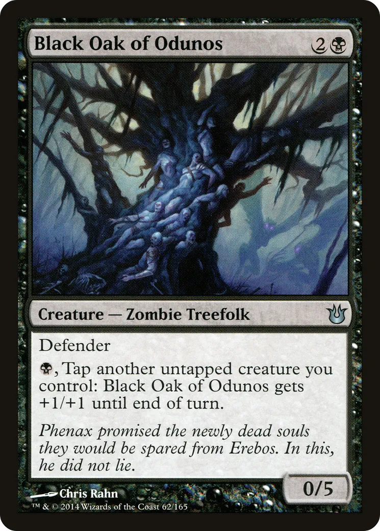 Black Oak of Odunos — Born of the Gods — Magic: The Gathering