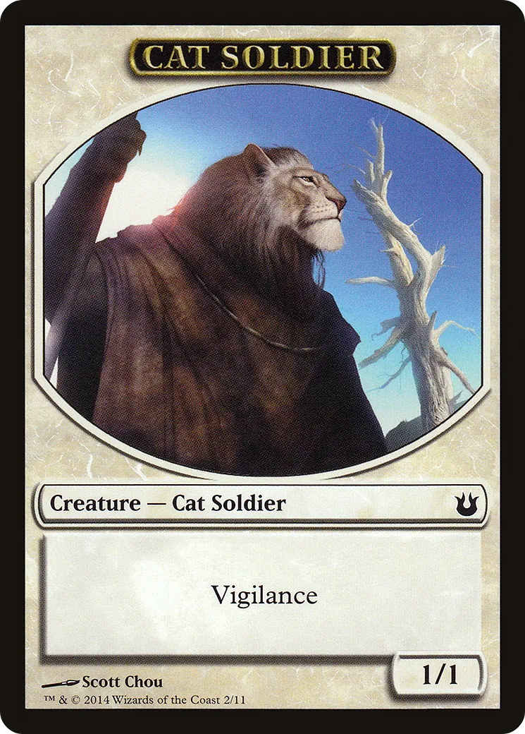 Cat Soldier — Born of the Gods — Magic: The Gathering