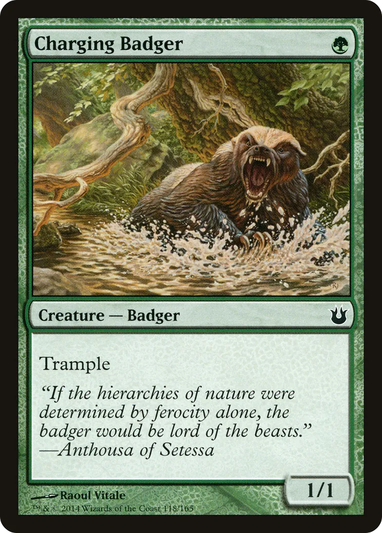 Blaireau chargeur — Born of the Gods — Magic: The Gathering