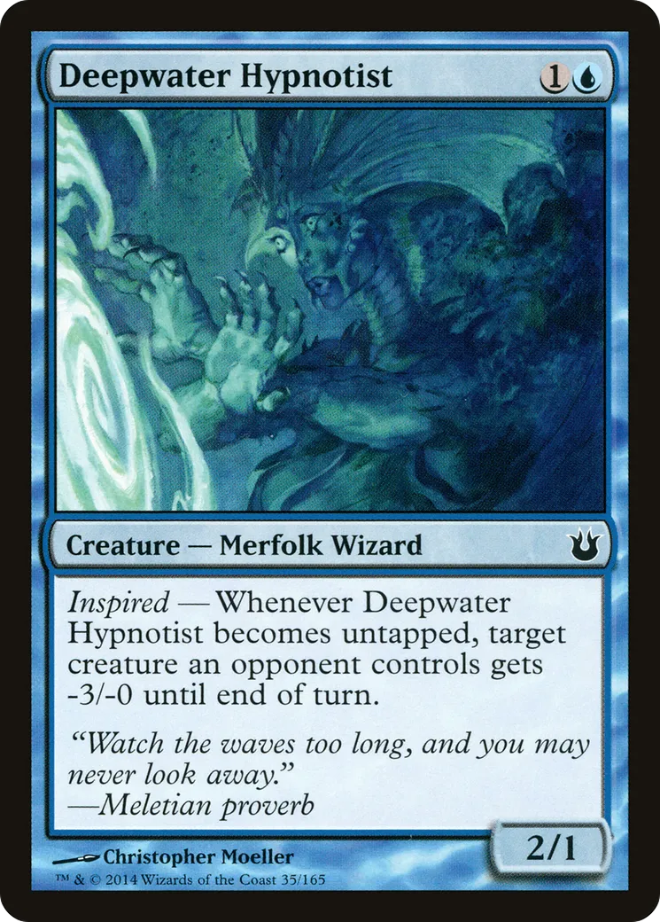 Deepwater Hypnotist — Born of the Gods — Magic: The Gathering