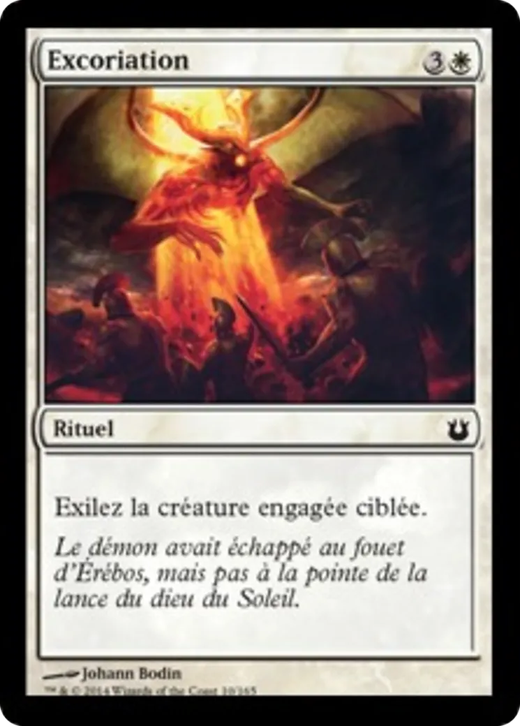 Excoriation — Born of the Gods — Magic: The Gathering