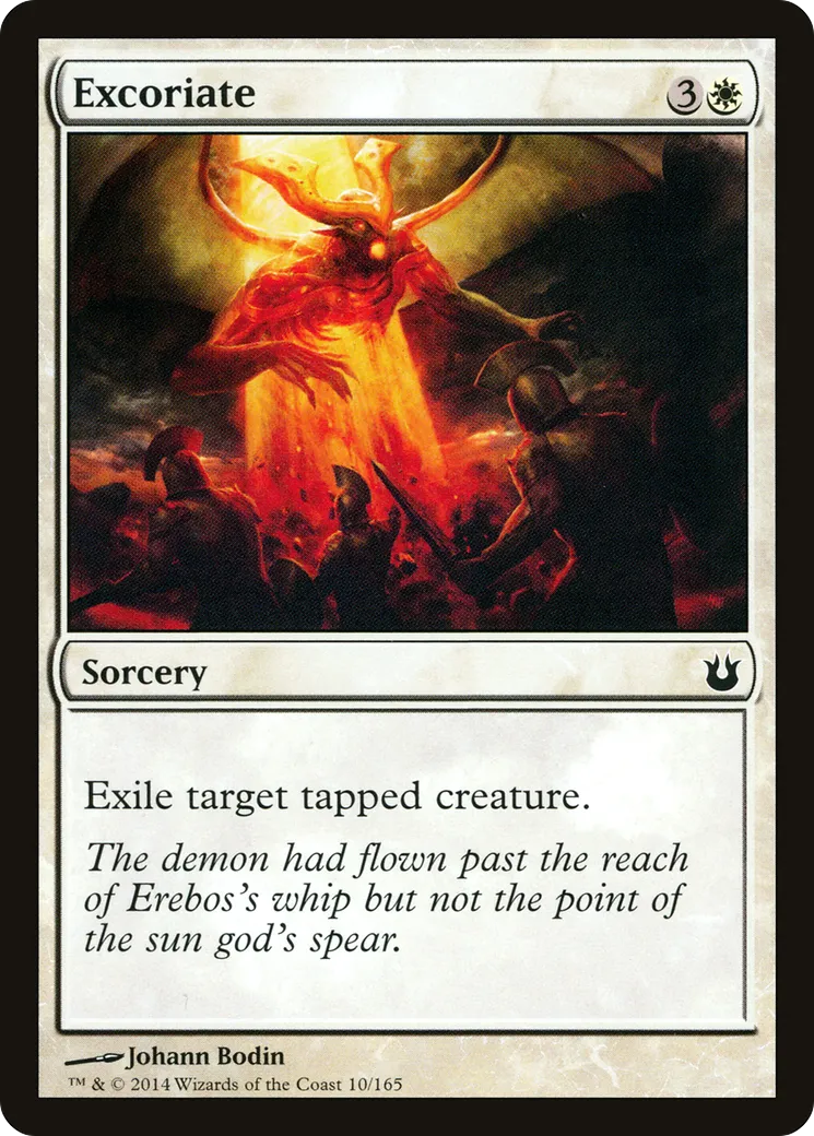Excoriation — Born of the Gods — Magic: The Gathering