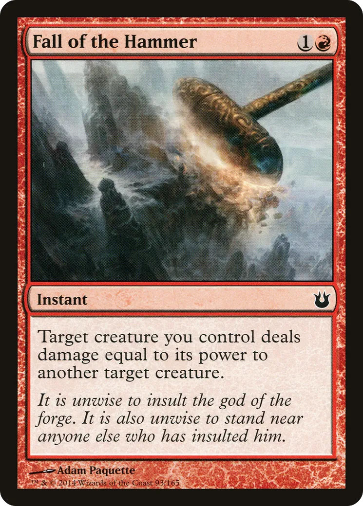 Verdict du marteau — Born of the Gods — Magic: The Gathering
