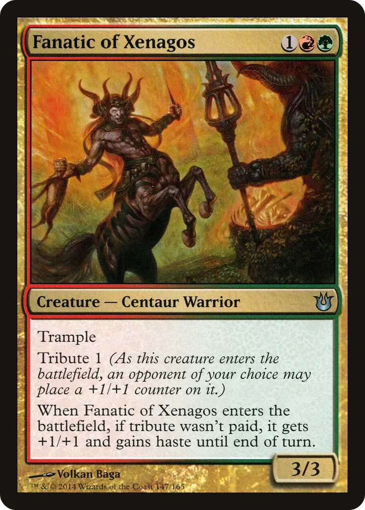 Fanatique de Xénagos — Born of the Gods — Magic: The Gathering