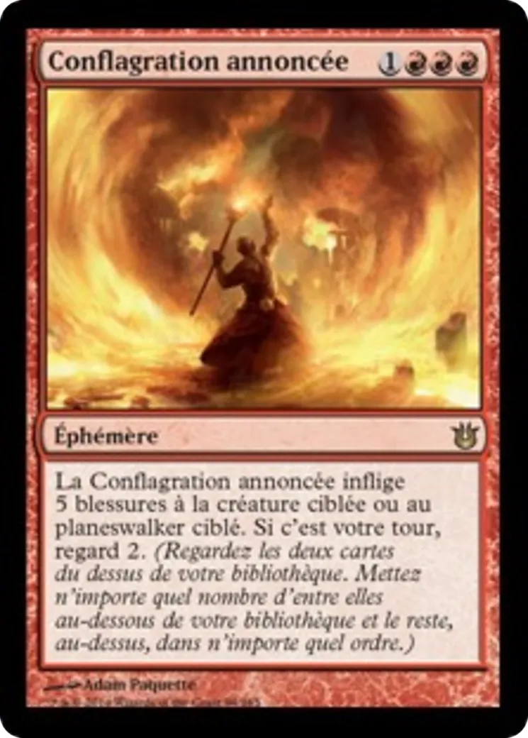 Conflagration annoncée — Born of the Gods — Magic: The Gathering