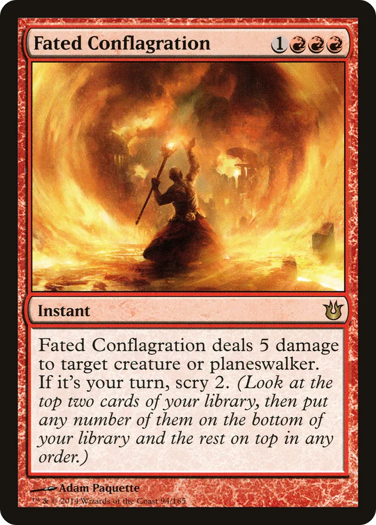Conflagration annoncée — Born of the Gods — Magic: The Gathering