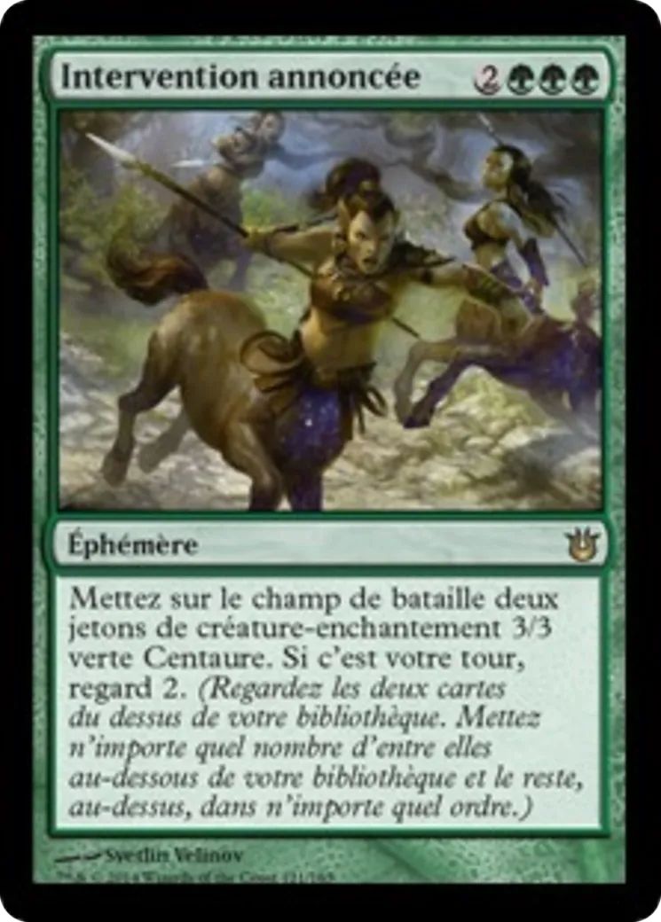 Intervention annoncée — Born of the Gods — Magic: The Gathering