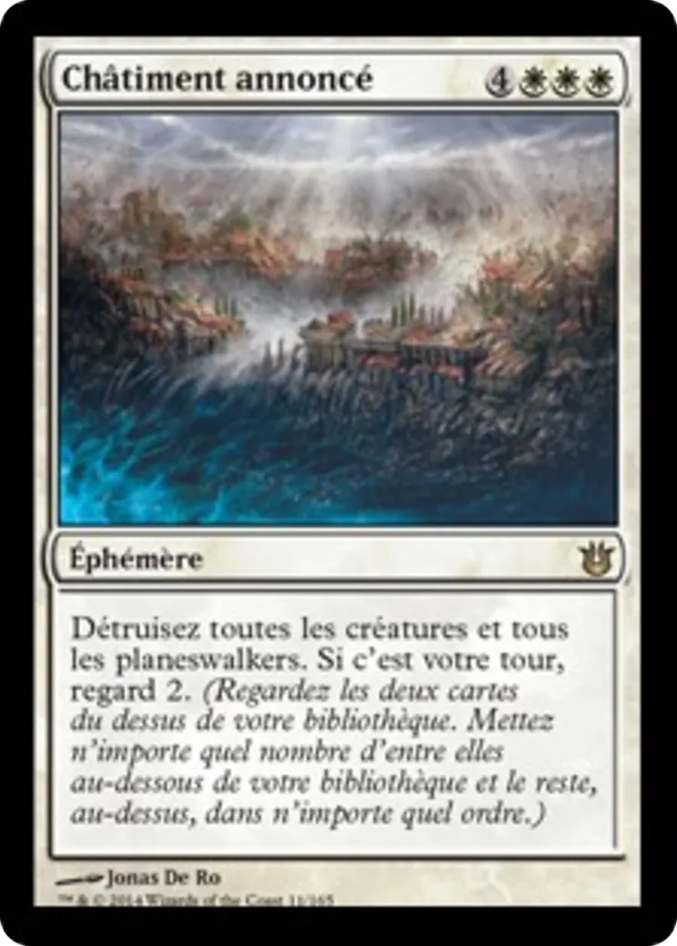 Châtiment annoncé — Born of the Gods — Magic: The Gathering