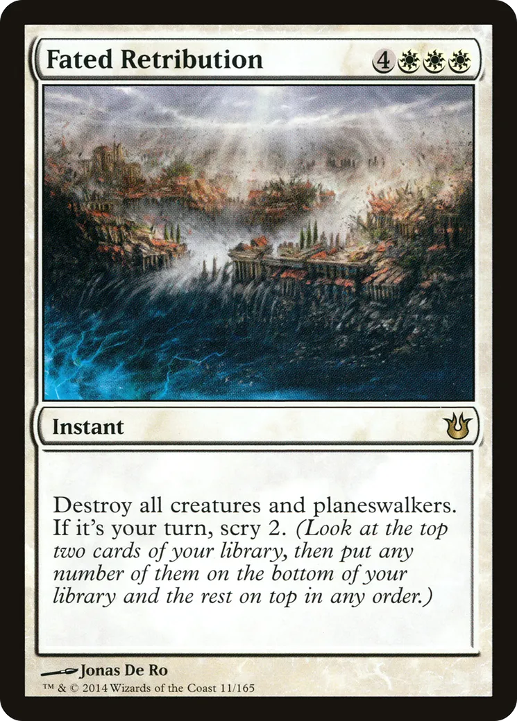 Fated Retribution — Born of the Gods — Magic: The Gathering