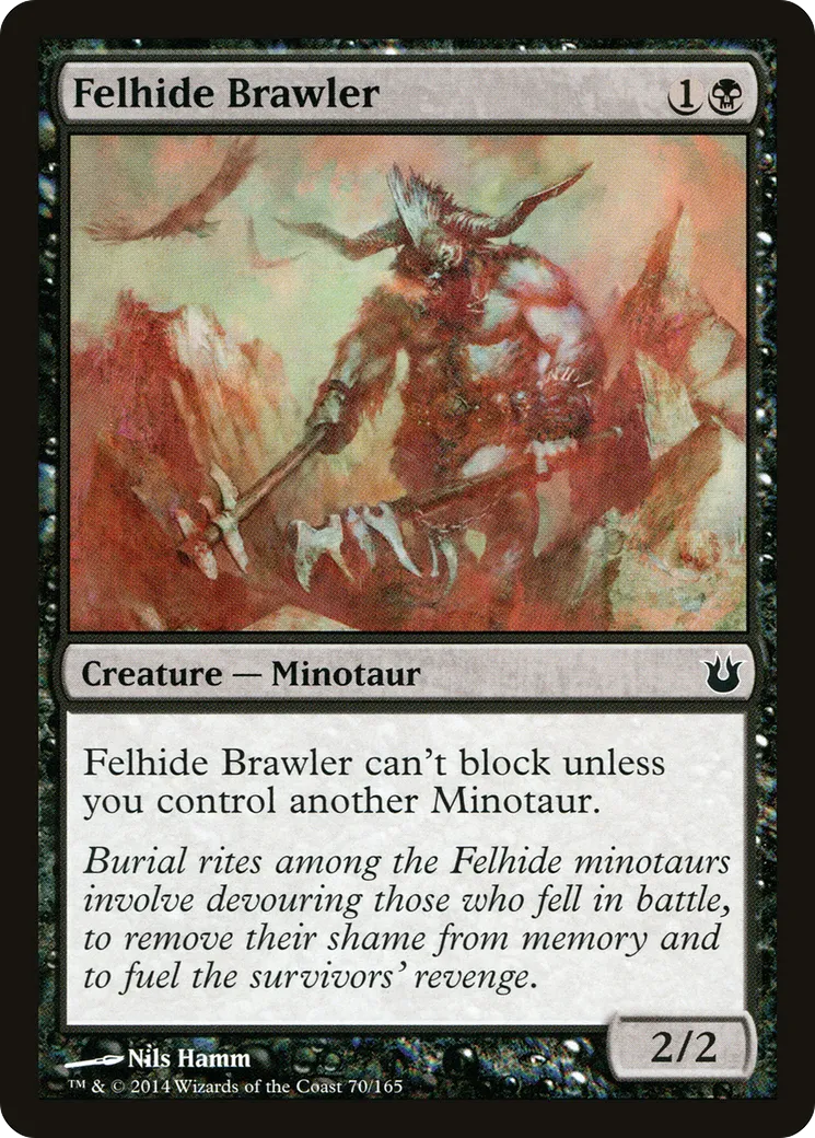 Felhide Brawler — Born of the Gods — Magic: The Gathering