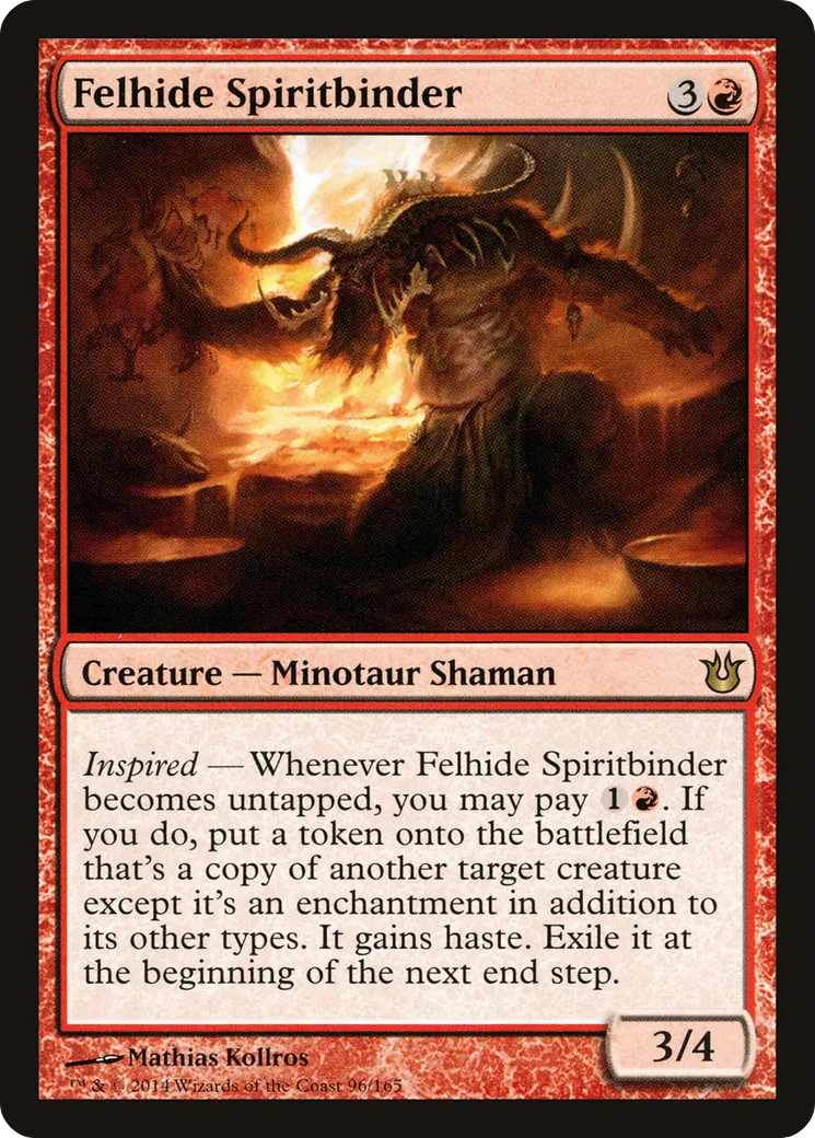 Felhide Spiritbinder — Born of the Gods — Magic: The Gathering