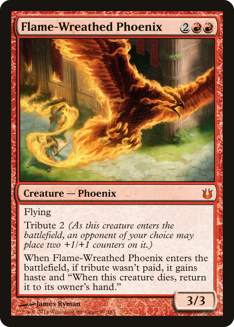 Flame-Wreathed Phoenix — Born of the Gods — Magic: The Gathering