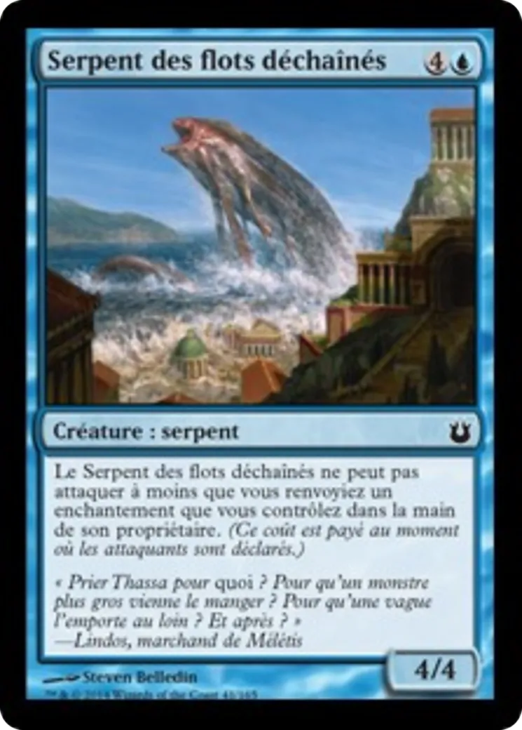 Serpent des flots déchaînés — Born of the Gods — Magic: The Gathering
