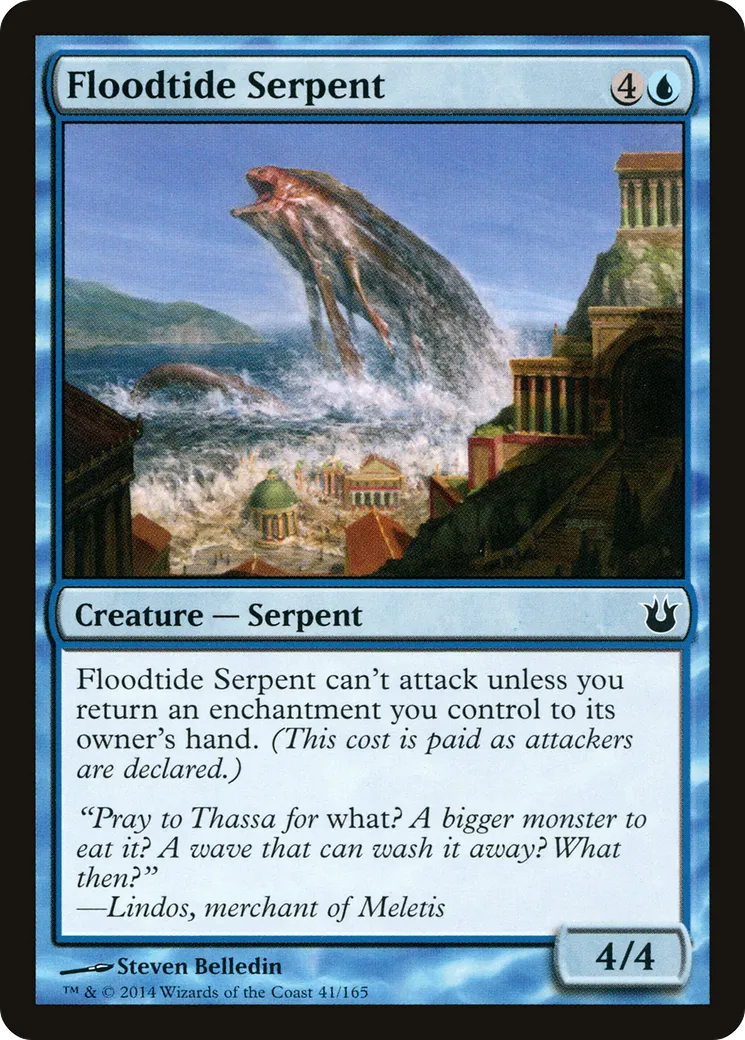 Serpent des flots déchaînés — Born of the Gods — Magic: The Gathering
